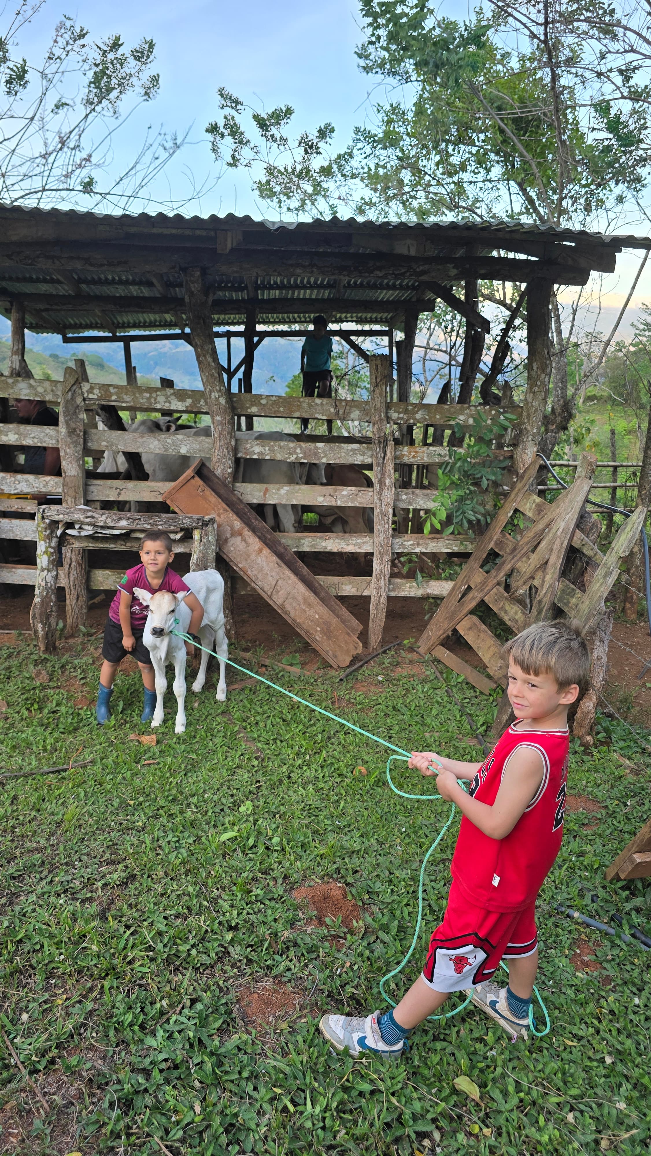 Family exploring nature in Costa Rica